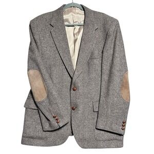 VTG 100% Wool Men's Classic‎  Blazer WFF by Farah 46R Old Money Grandpacore 70's